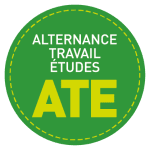 pastille ronde alternance travail-études ATE